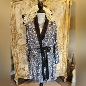 TART Intimates Blue, Black and White Size XL